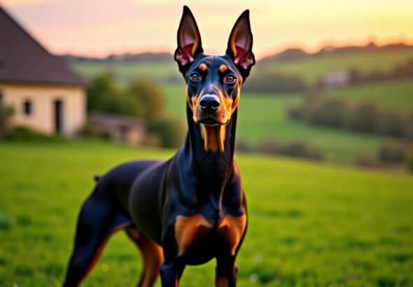 Guide complet : Prix et conseils pour sélectionner un élevage de Dobermann aux oreilles coupées en France