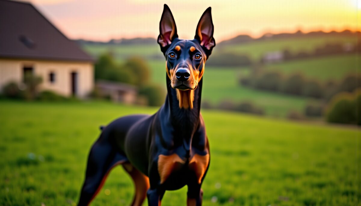 Guide complet : Prix et conseils pour sélectionner un élevage de Dobermann aux oreilles coupées en France