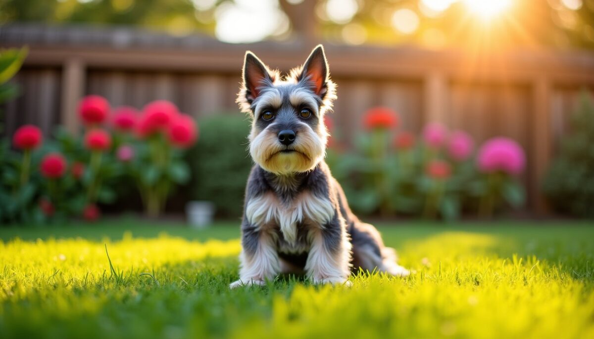 Les secrets d'un pelage impeccable : entretenir au quotidien le schnauzer nain poivre et sel