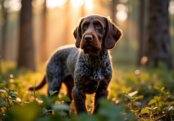 Les atouts du braque allemand à poil dur : le partenaire parfait pour la chasse au gibier