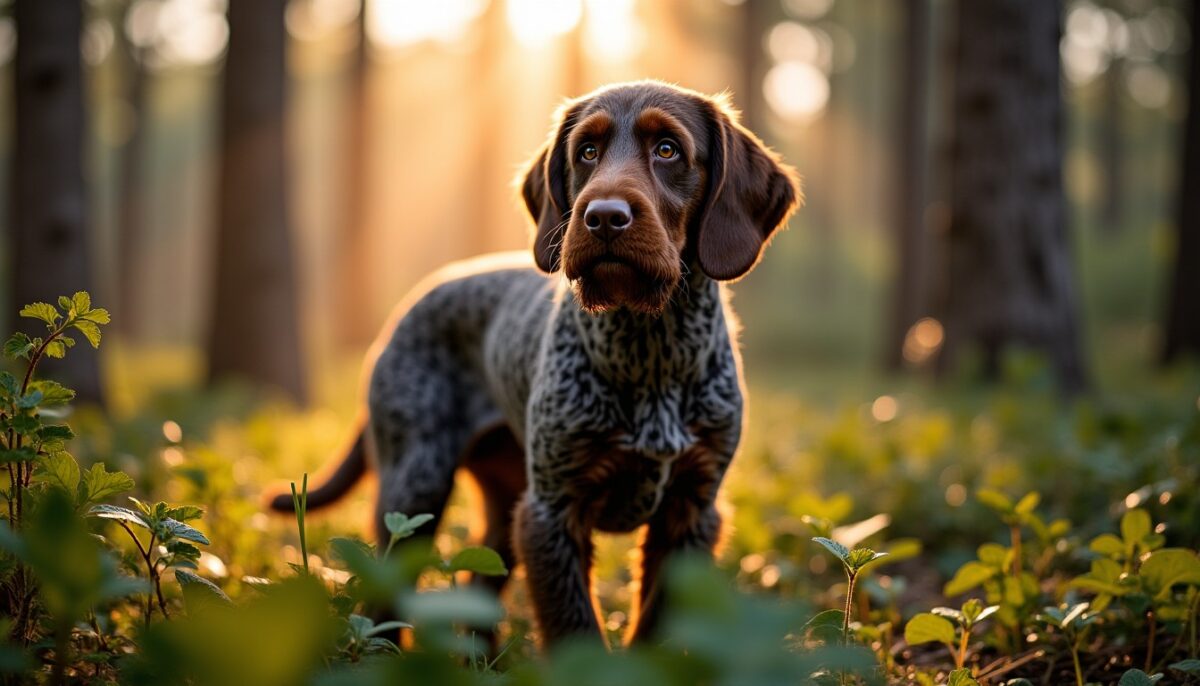 Les atouts du braque allemand à poil dur : le partenaire parfait pour la chasse au gibier