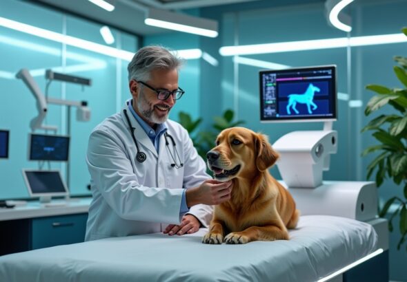 La clinique vétérinaire du futur : une révolution au service des animaux âgés