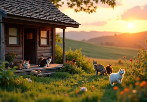 Quatre Pattes Un Toit : Le refuge des chats errants en milieu rural