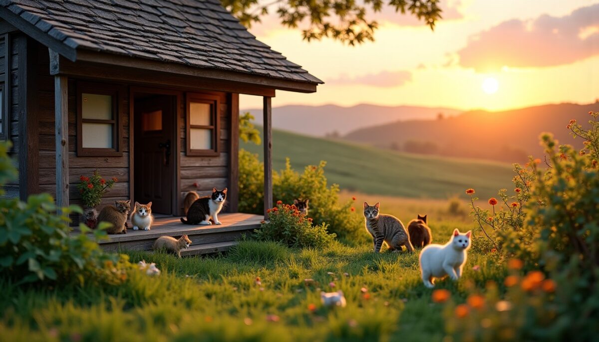 Quatre Pattes Un Toit : Le refuge des chats errants en milieu rural