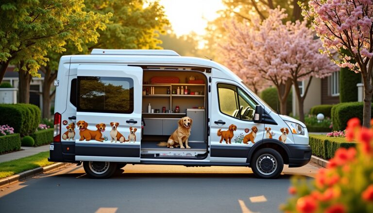 Guide complet pour sélectionner le camion de toilettage mobile parfait 24h/24 pour votre chien