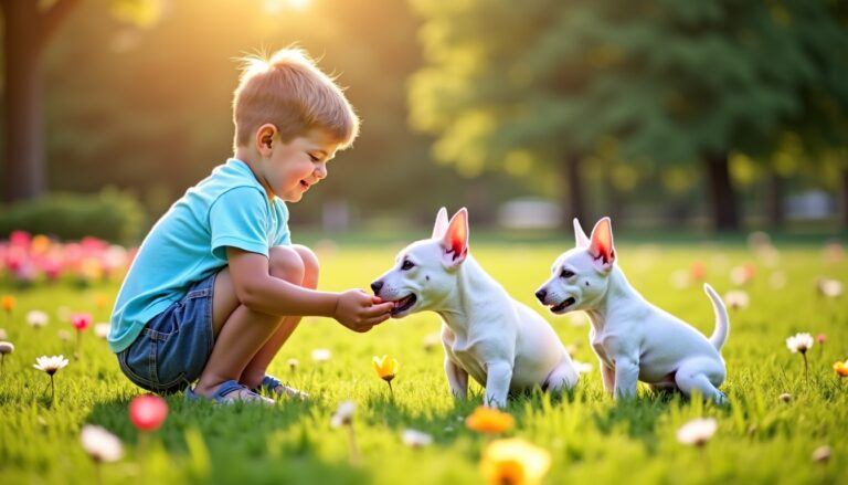 Les clés pour socialiser efficacement un Bull Terrier et un Miniature Bull Terrier dès le plus jeune âge