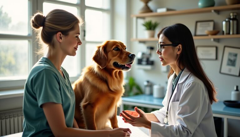 Pertes blanches chez la chienne : causes possibles et quand consulter un vétérinaire