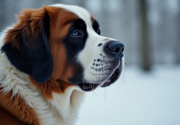Prendre soin de votre Saint Bernard pendant l'hiver : conseils essentiels pour une saison en toute sécurité