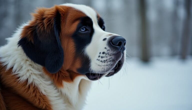Prendre soin de votre Saint Bernard pendant l'hiver : conseils essentiels pour une saison en toute sécurité