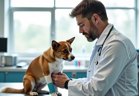 Combien coûte une opération pour une patte cassée chez le chien en 2023 ?