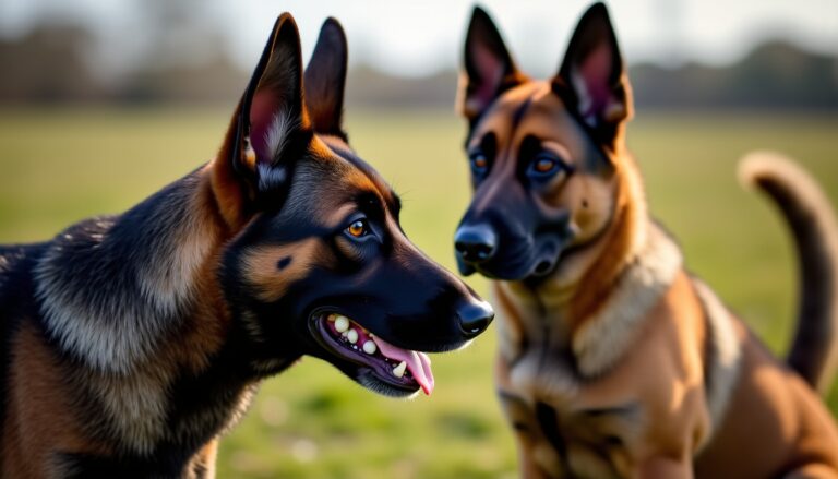 Berger Allemand vs Malinois : Guide complet pour choisir le compagnon canin parfait