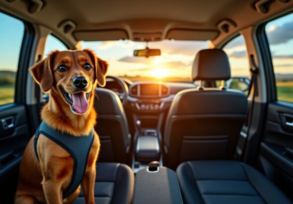 Voyager avec un chien dynamique : astuces pour garantir la sécurité et la protection de votre voiture