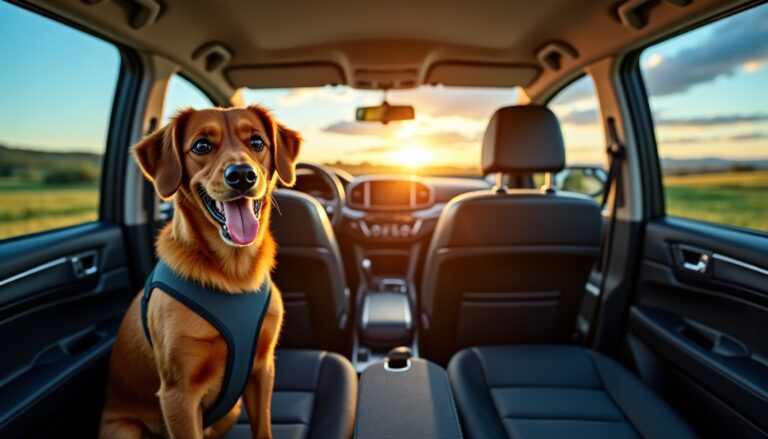 Voyager avec un chien dynamique : astuces pour garantir la sécurité et la protection de votre voiture