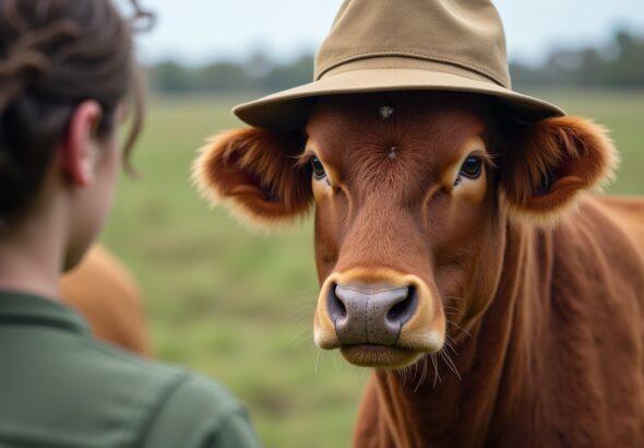 À quel âge le berger australien devient-il plus calme et posé ?