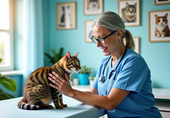 Les soins dédiés aux chats âgés : l'approche bienveillante de la clinique vétérinaire de Roquefort-les-Pins