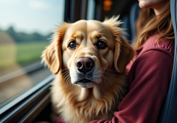 Guide essentiel pour voyager sereinement en train avec votre grand chien en France