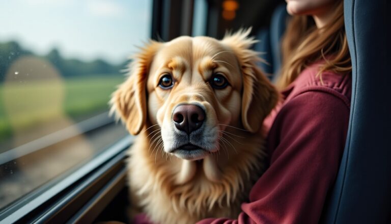 Guide essentiel pour voyager sereinement en train avec votre grand chien en France