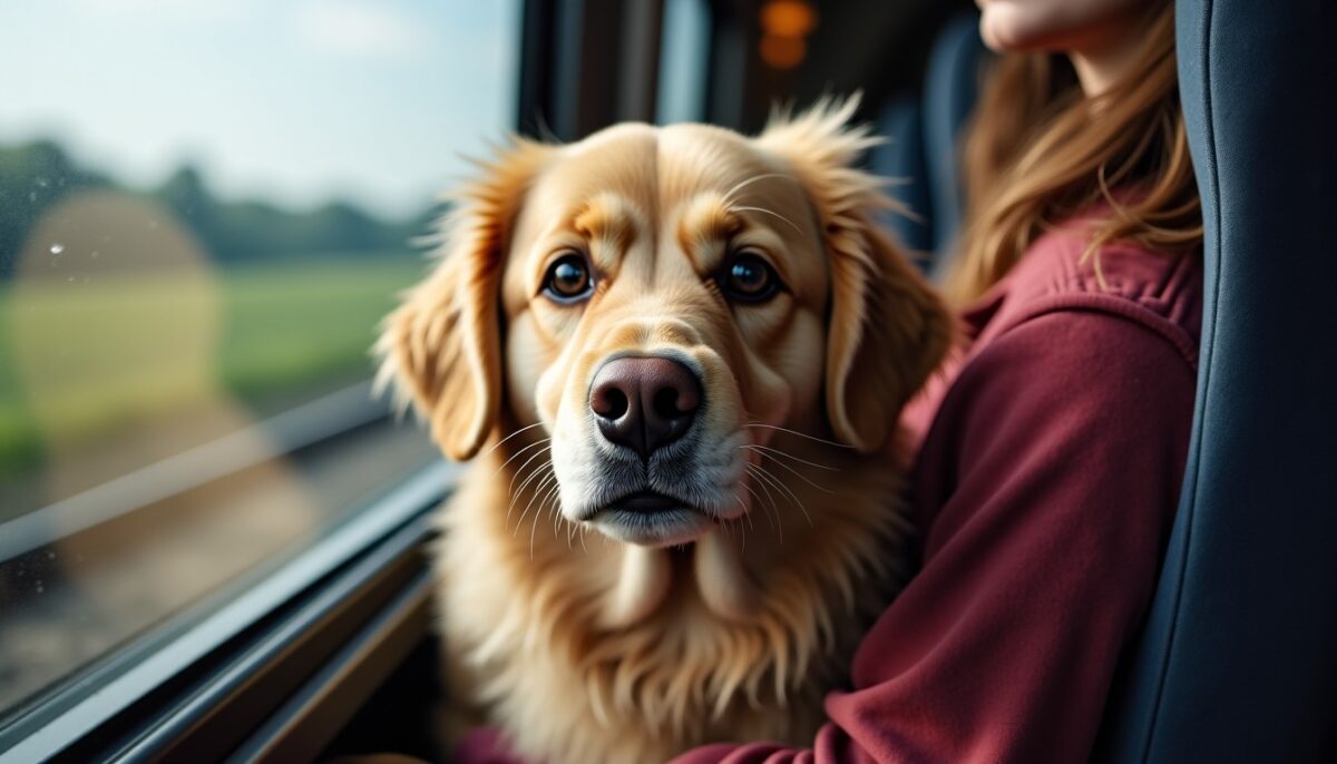 Guide essentiel pour voyager sereinement en train avec votre grand chien en France