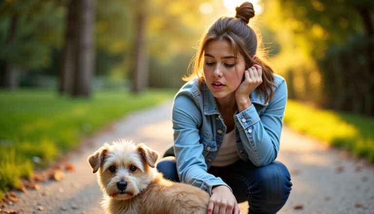 Comprendre pourquoi votre chien fait demi-tour en promenade et les astuces pour le rassurer