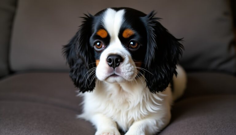 Cavalier King Charles black and white : guide complet sur ses traits uniques et son entretien