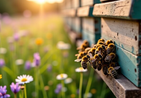 Les abeilles de la Ferme des Trois Maillets : un exemple inspirant d’apiculture durable et ancrée localement