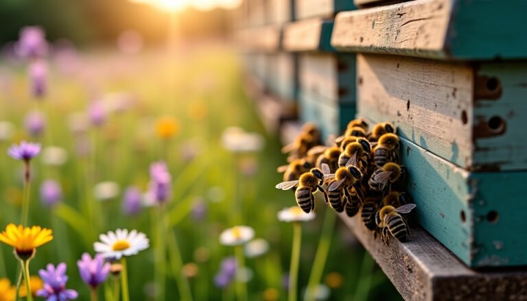 Les abeilles de la Ferme des Trois Maillets : un exemple inspirant d’apiculture durable et ancrée localement